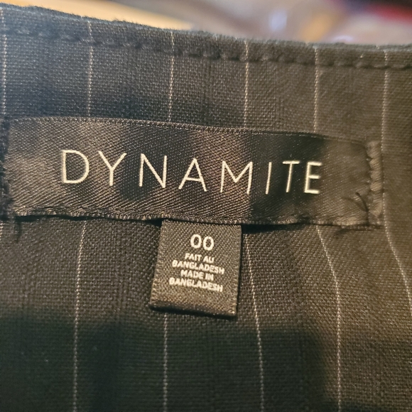 Dynamite Pinstripe pants with belt - Picture 4 of 5